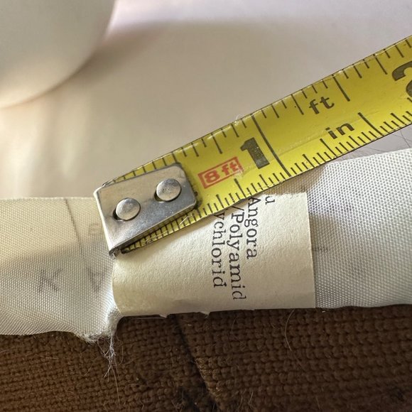 Kangol Design brown angora fur hat band diameter 8 inches made in England - Picture 6 of 7